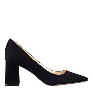 Marc Fisher Zala Block Heel Pointy Toe Pump